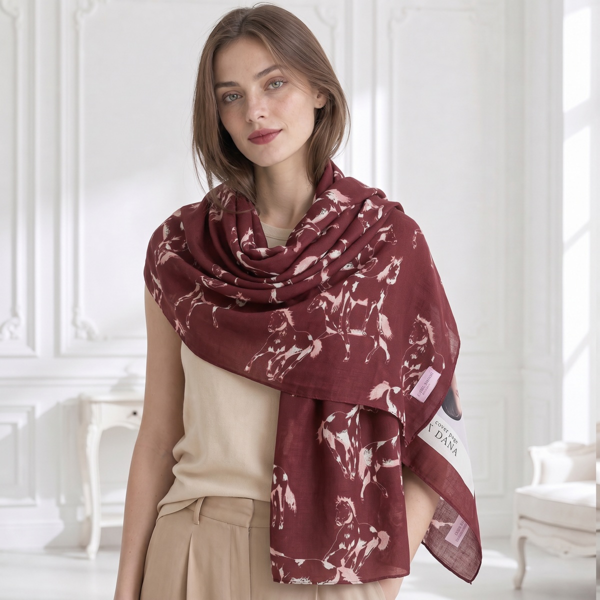 スカーフ 女性用 コットン ムスリム ラップ ヒジャブ パシ - Pashmina Wrap Large のレビューと価格